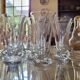 6 crystal flutes Daum, model "Kim", France