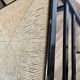 Ensemble de 4 chaises noires italiennes 1970s