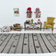 6x12 Gray & Black Modern Hemp Rug, 184x379Cm