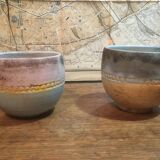 Pair of stoneware bowls