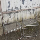 2 chaises pliantes Ted net de Niels Gammelgaard