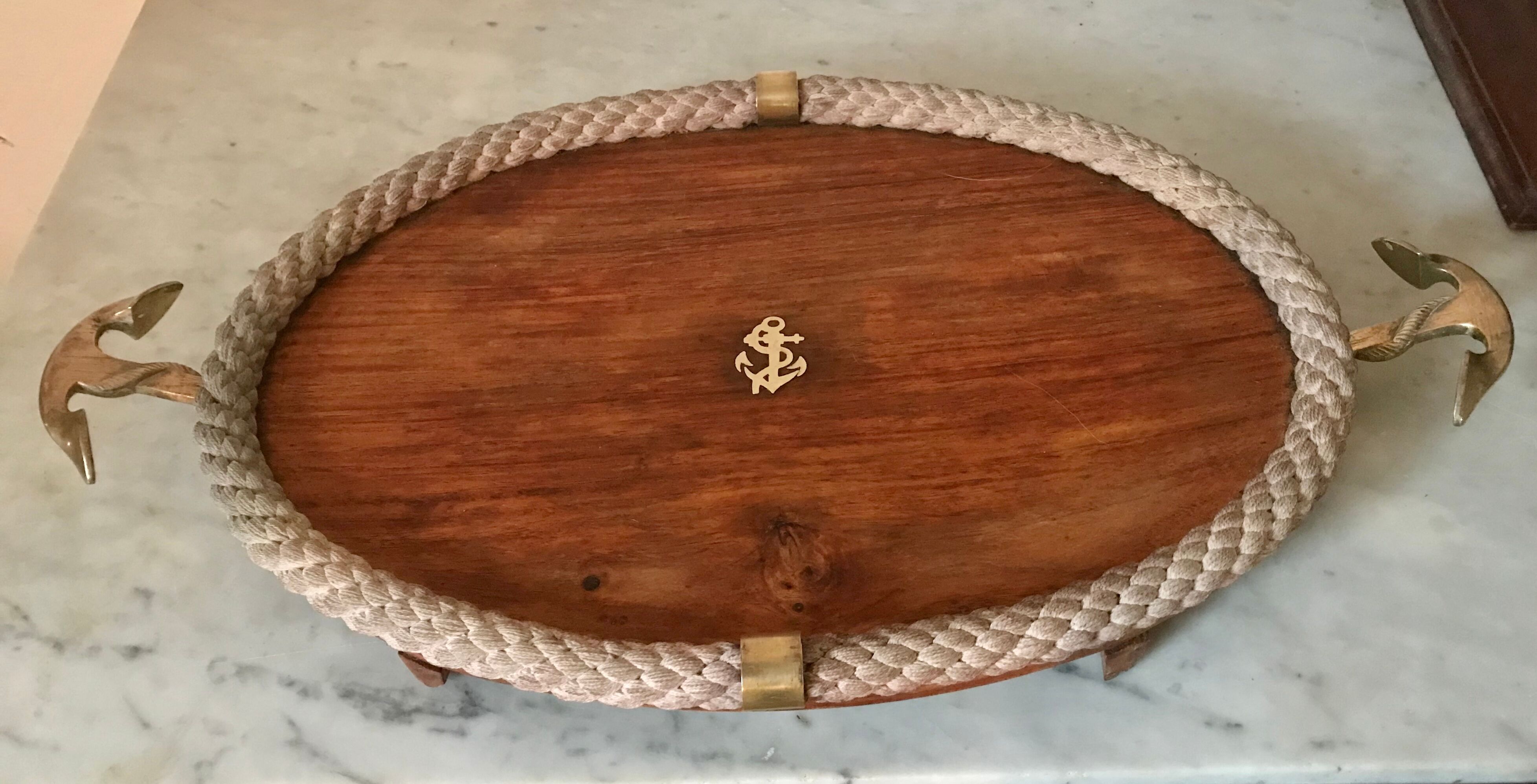 Former marine platter in rosewood