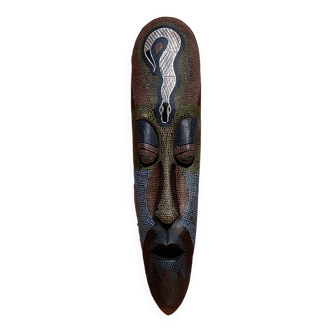 Wooden wall mask.