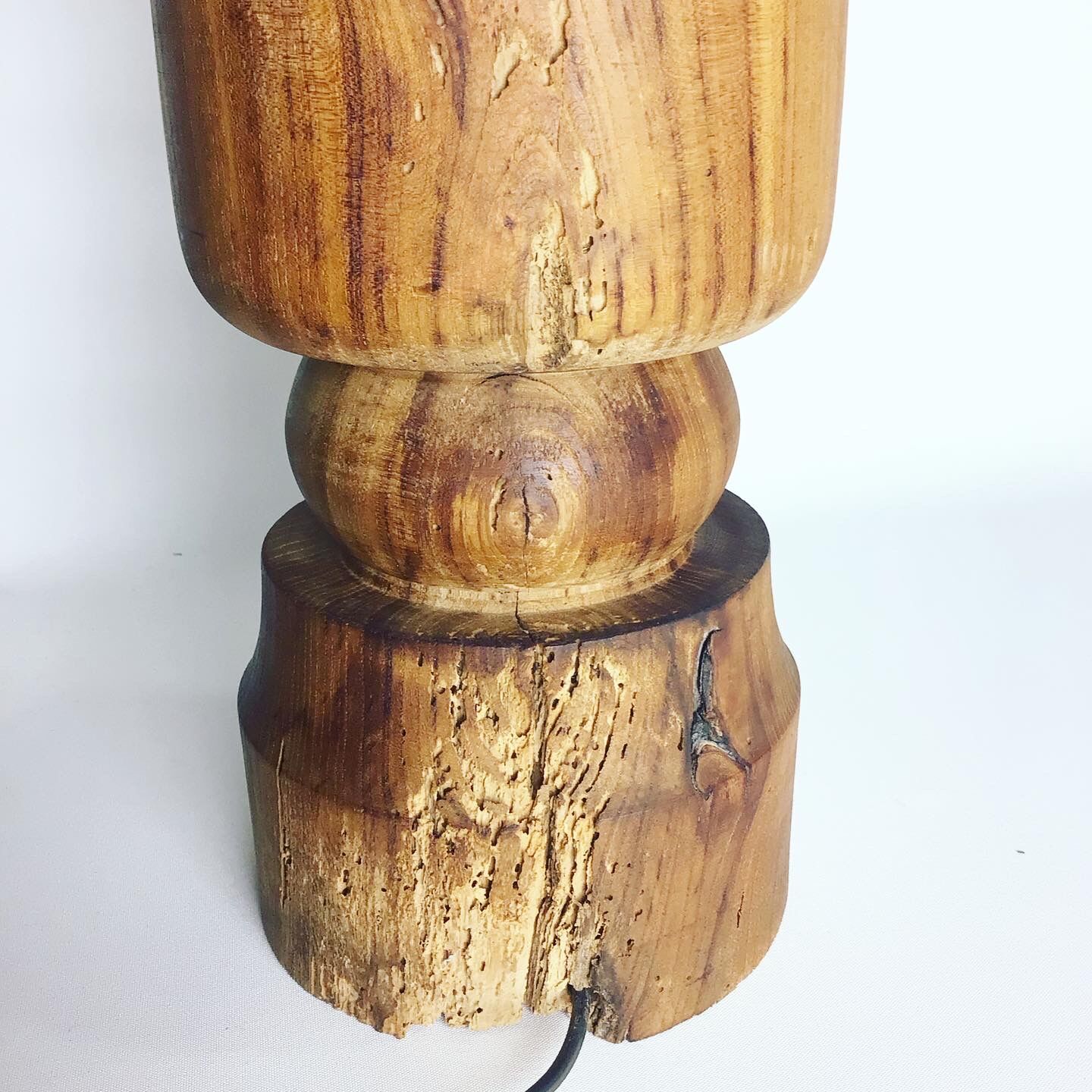 Massive elm lamp 1970