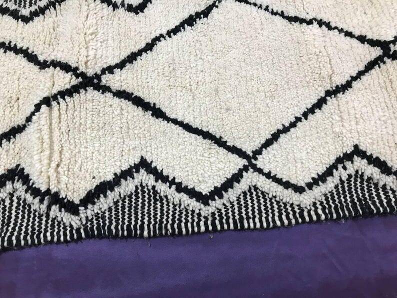 Handmade pure wool traditional hallway rug size 75/300 cm