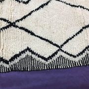 Tapis en laine pure fait main de couloir traditionnelle taille 75/300 cm
