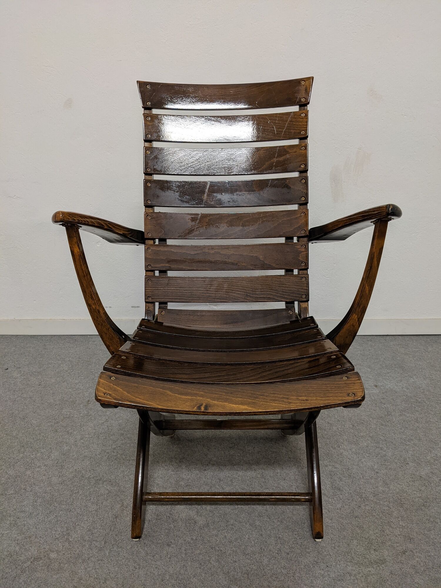 Series of 4 relax armchairs from the 60s/70s by Triconfort
