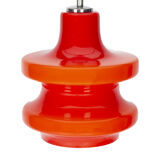 Red Glass Pendant Lamp for Peil & Putzler
