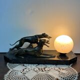 Lampe Art Deco Lévrier
