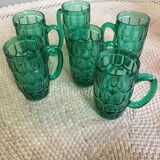 Series of 6 glasses