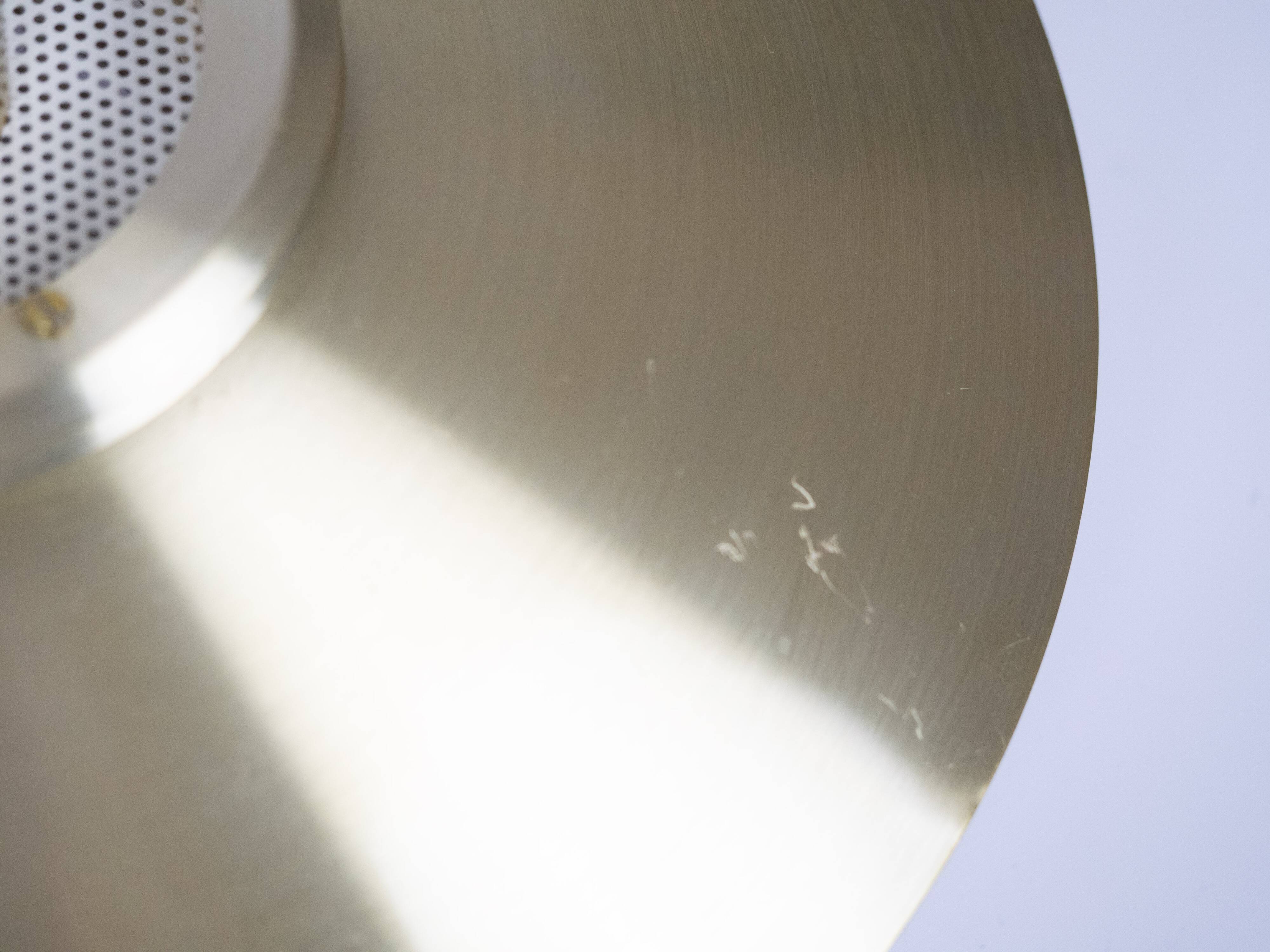 Danish vintage pendant lamp Dania by Kurt Wiborg, Jeka, 1980s