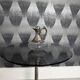 Small vintage carafe / jug in crystal and silver-plated metal – Style L