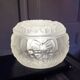 Art Deco Molded Glass Candy Box / Powder Box – Butterfly