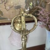 Lampe col de cygne vintage en laiton