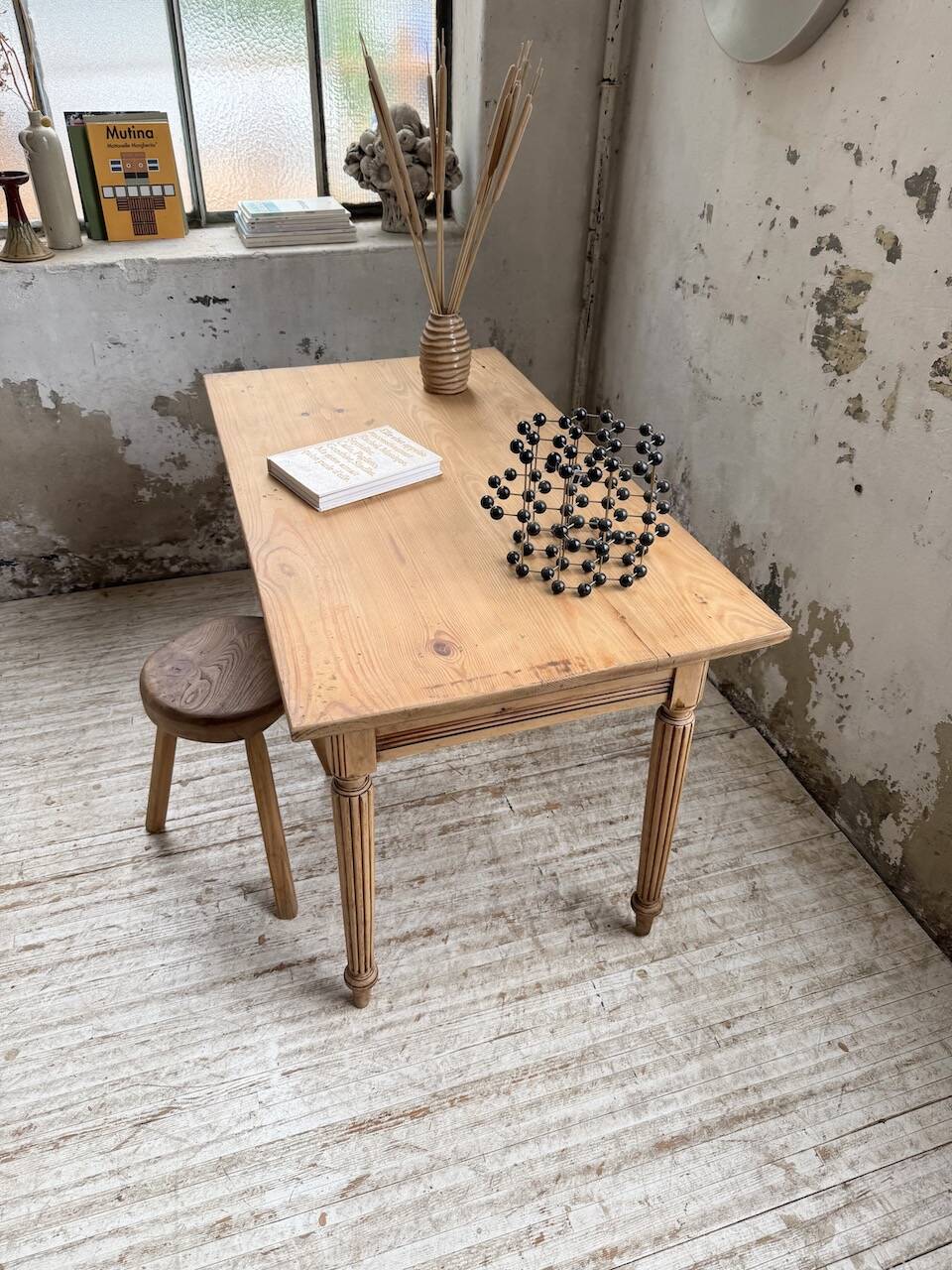 1950s pine desk