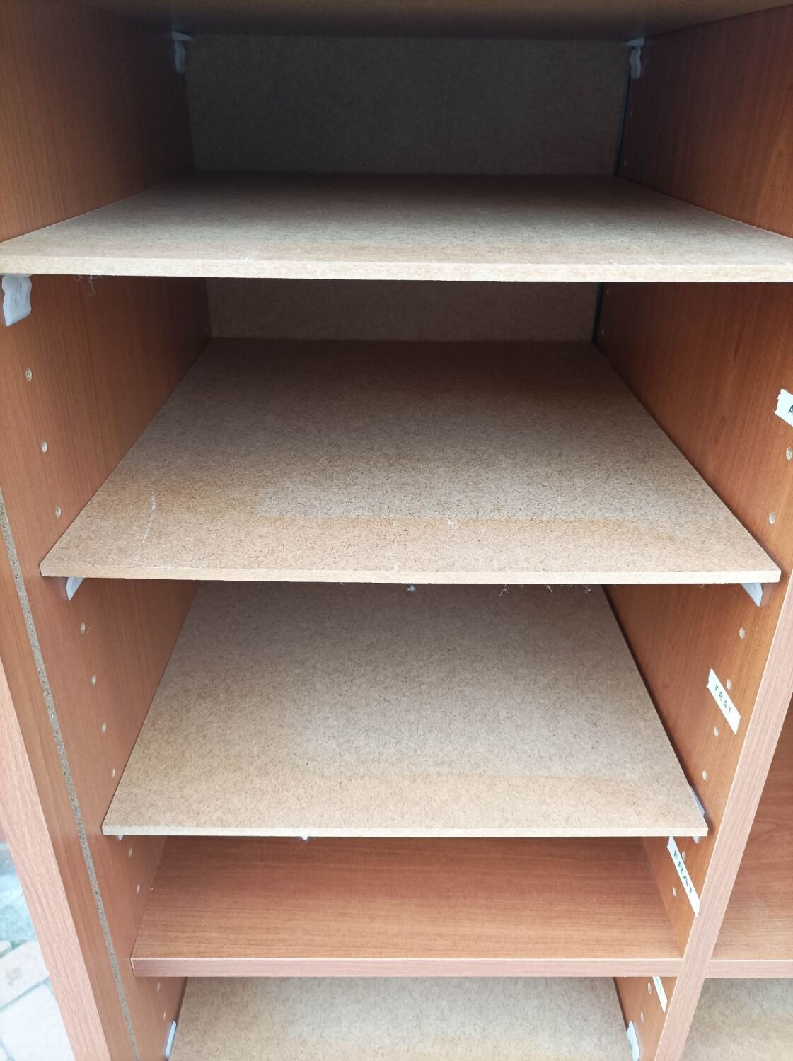 Filing cabinets with curtains