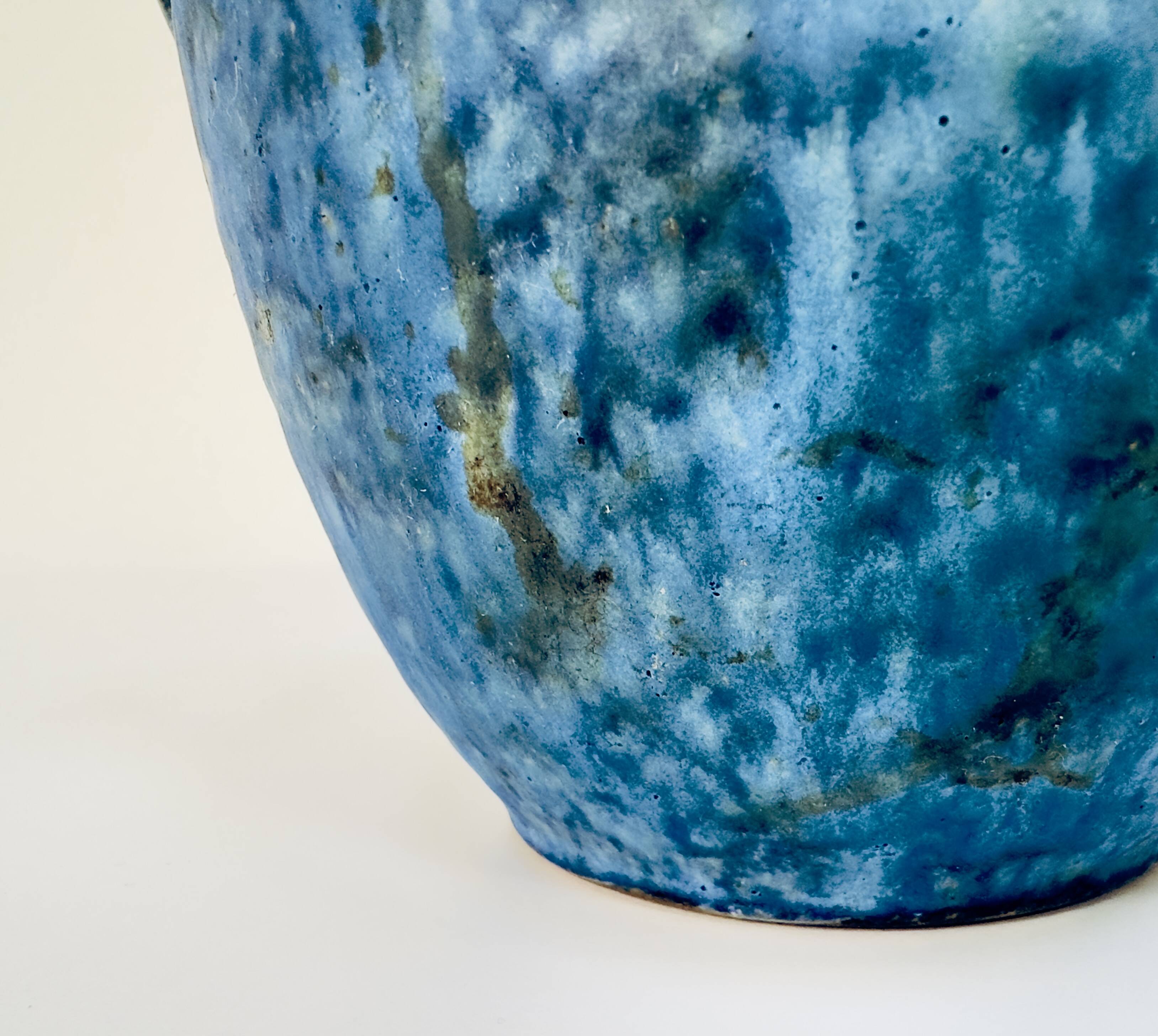 Studio ceramic art amphora vase by Werner Lehr, from Keitum Sylt, Germany, 1960s