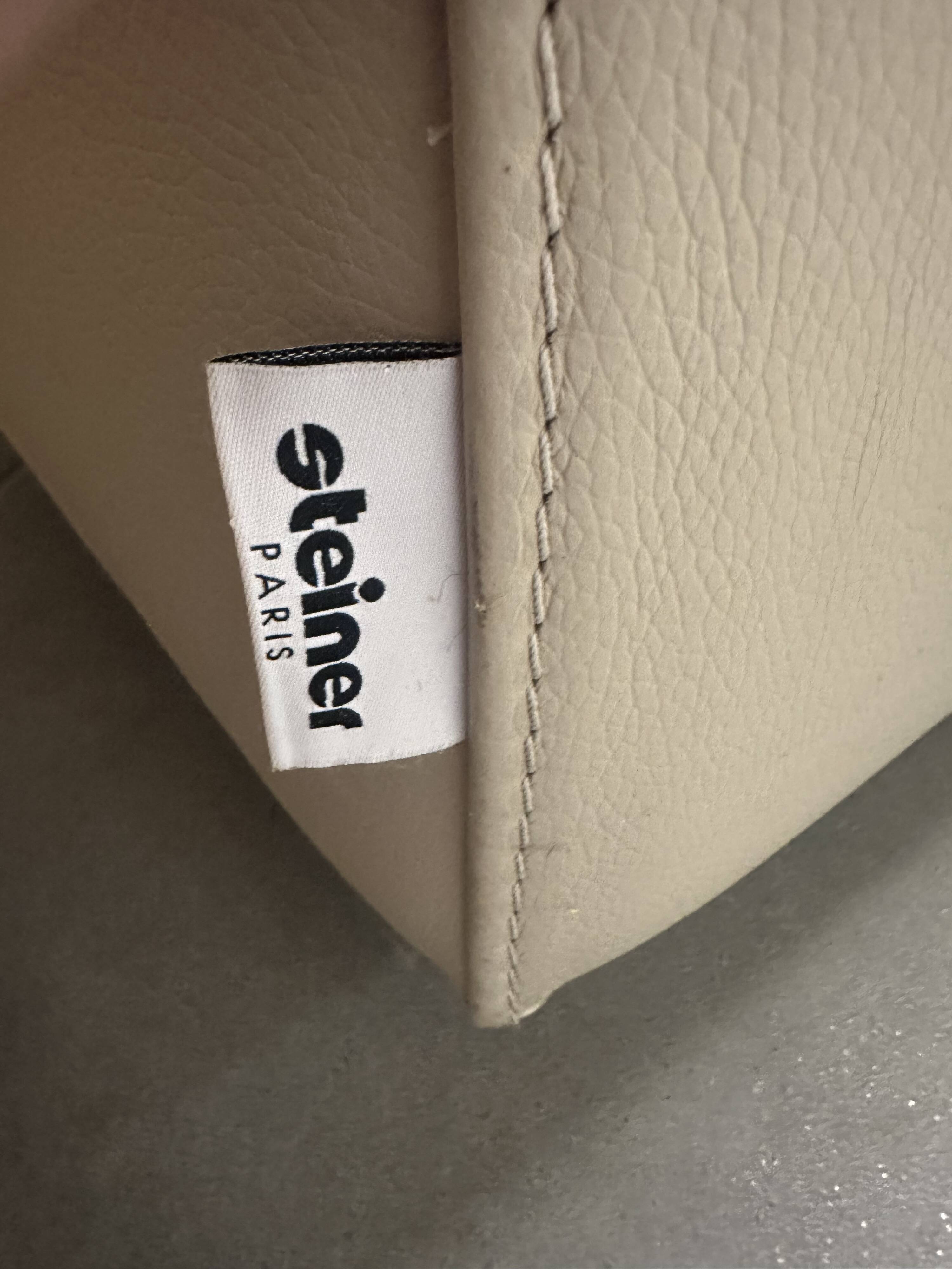 2-seater leather sofa by STEINER