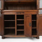 Early 18th Century Vitrine Cabinet in oak, Germany