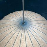 Mid-century modern Cocoon pendant lamp by Friedel Wauer for Goldkant Leuchten, Germany, 1960s.