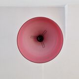 Red Murano glass pendant lamp by Paulo Venini for Venini, Italy 1960's