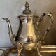 Silver-plated tea and coffee service with tray