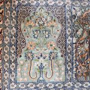 Silk cashmere carpet 143x79cm