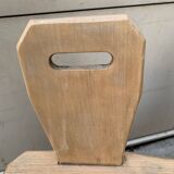 Small 3-seater brutaliser style bench in oak