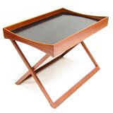 Danish Folding Campaign Side Table by Torsten Johansson for Bo-Ex