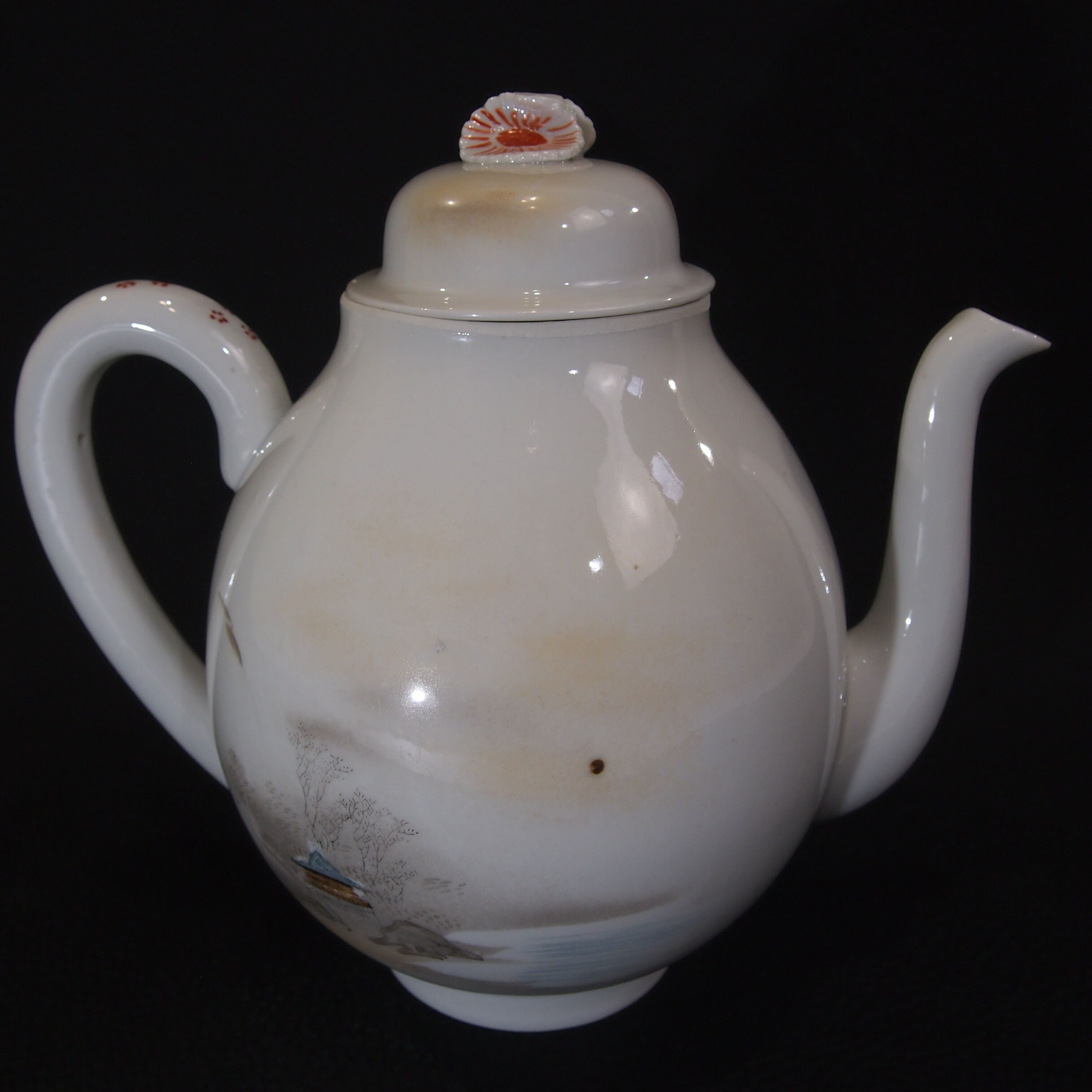 Porcelain teapot