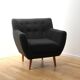 Pair of designer armchairs