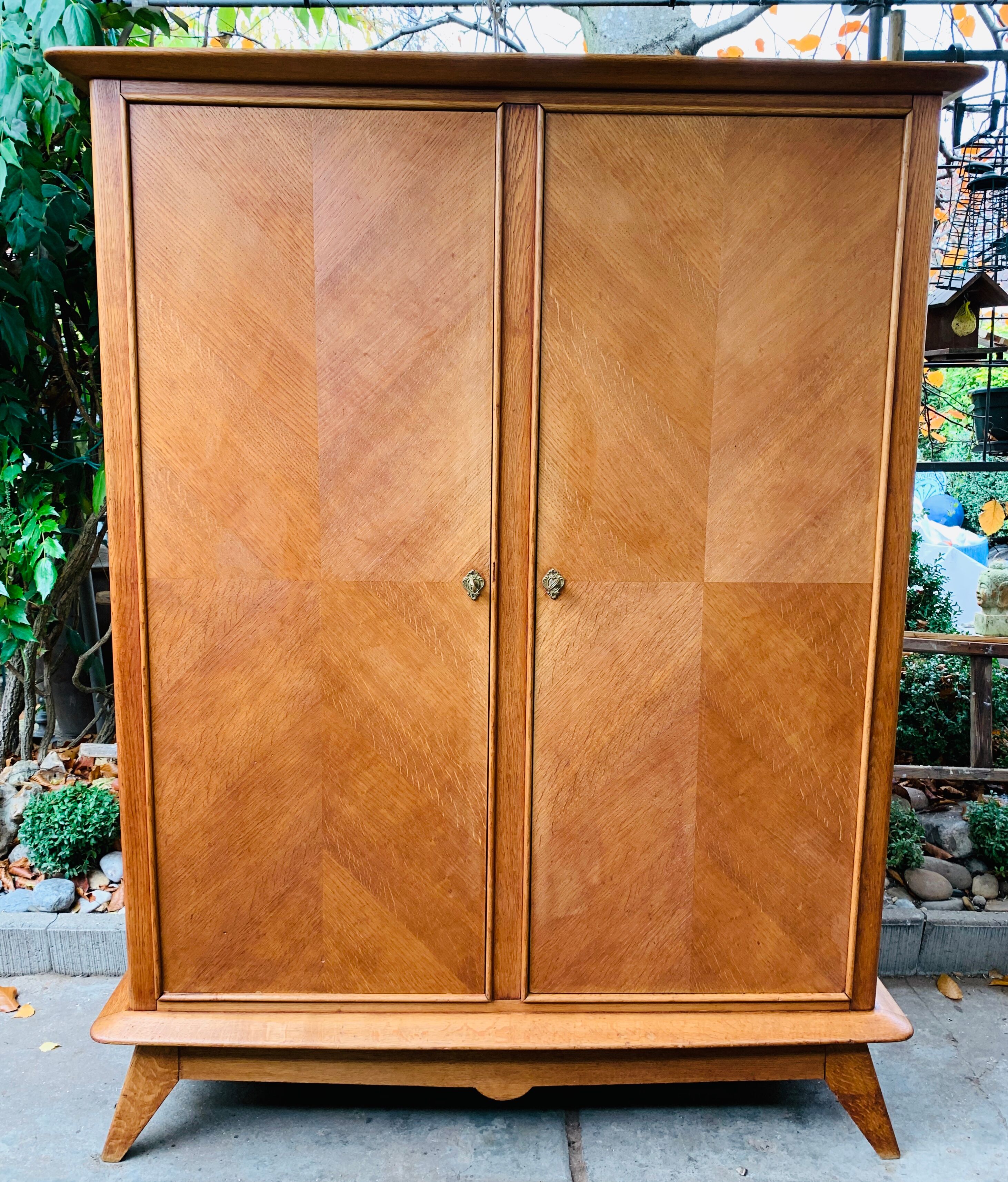 1950 compass foot cabinet