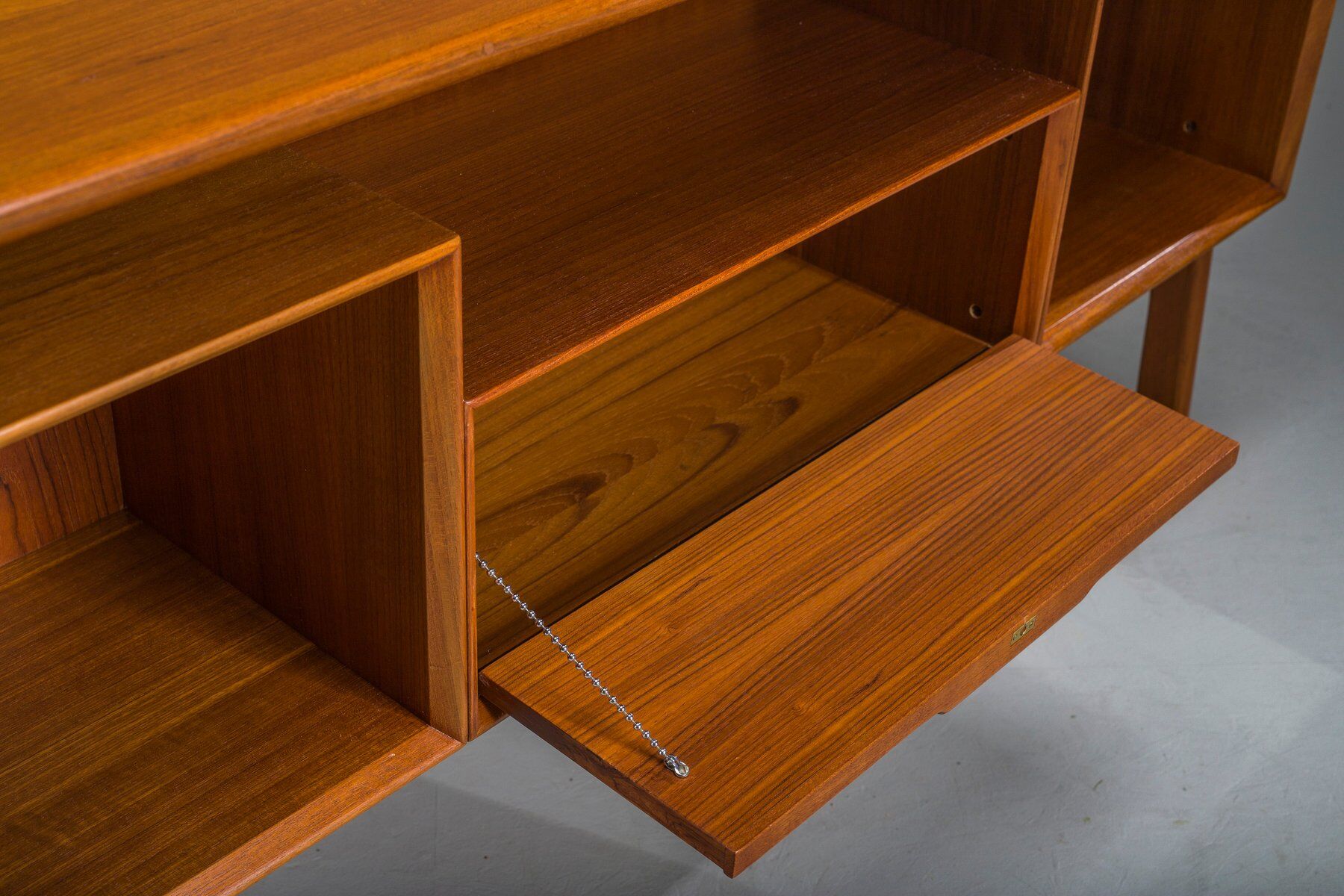 Teak Model 75 Desk from Omann Jun Møbelfabrik, 1960s
