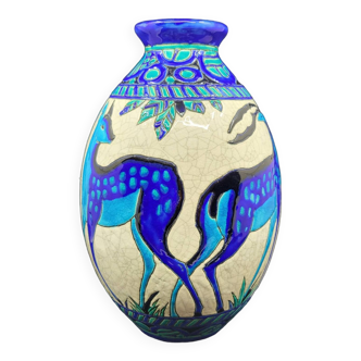 Vase by Charles Catteau for Boch Frères, 1920s
