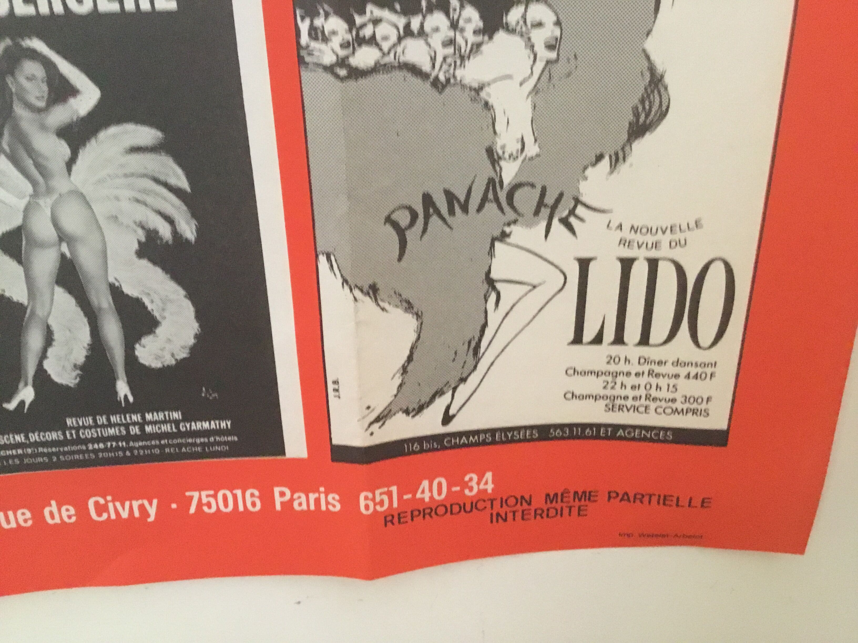 Poster of Parisian shows