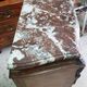 Small antique rosewood secretary with marble top ref je
