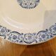 11 plates in opaque porcelain from Gien known as Terre de Fer