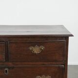 Subtle English Antique Oak Chest from the 18th Century