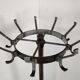 Cast iron coat hanger from the 1950s