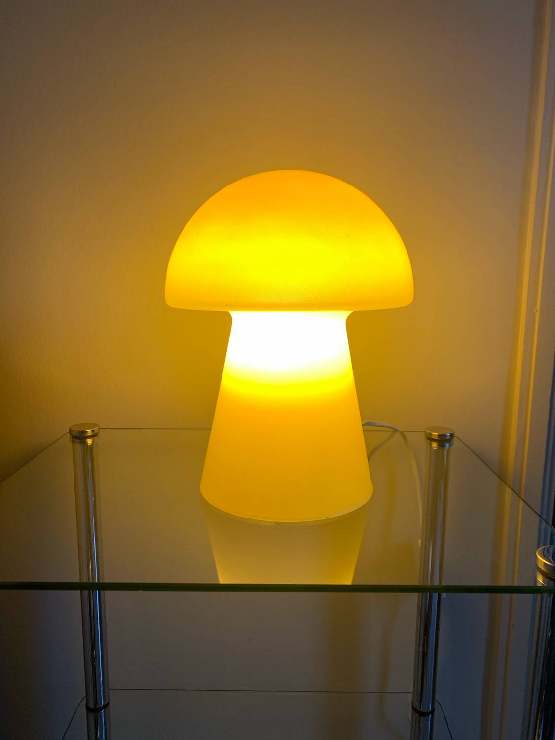 Vintage mushroom lamp