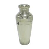 Shaker en métal argenté