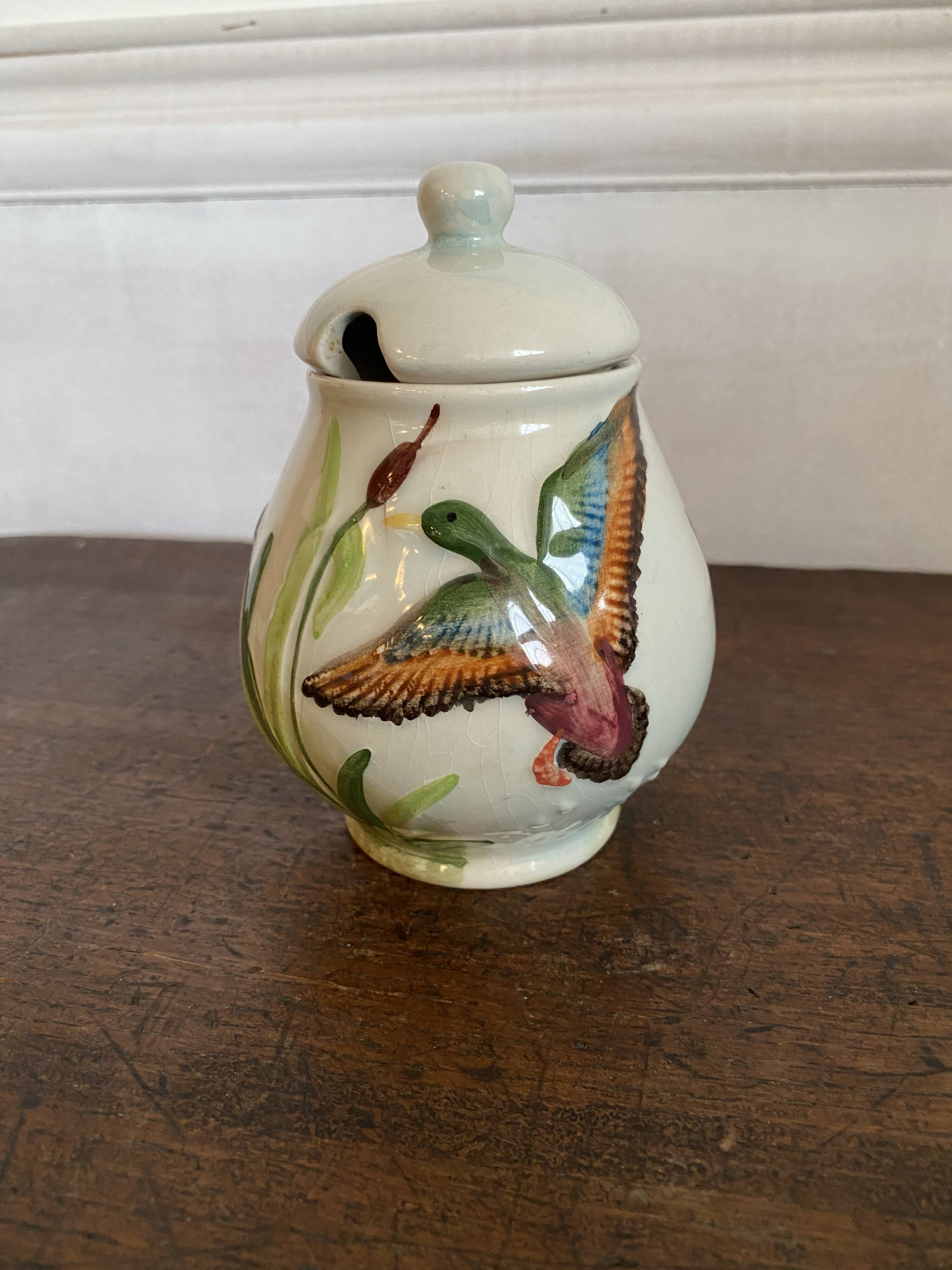 Mustard pot - slip - duck