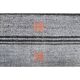 Vintage Turkish Hand-Knotted Wool Cotton Gray Kilim Runner 102x266