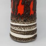 1970s Stunning Original Big Scheurich Lava Vase 205-32