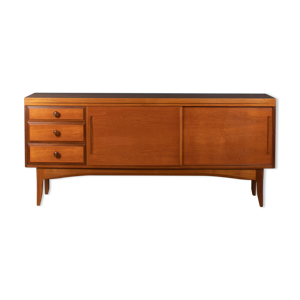 Buffet court rétro en teck des années 1960 par Uniflex