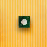 Applique murale en céramique Globe Tile - Carré Coco - Green