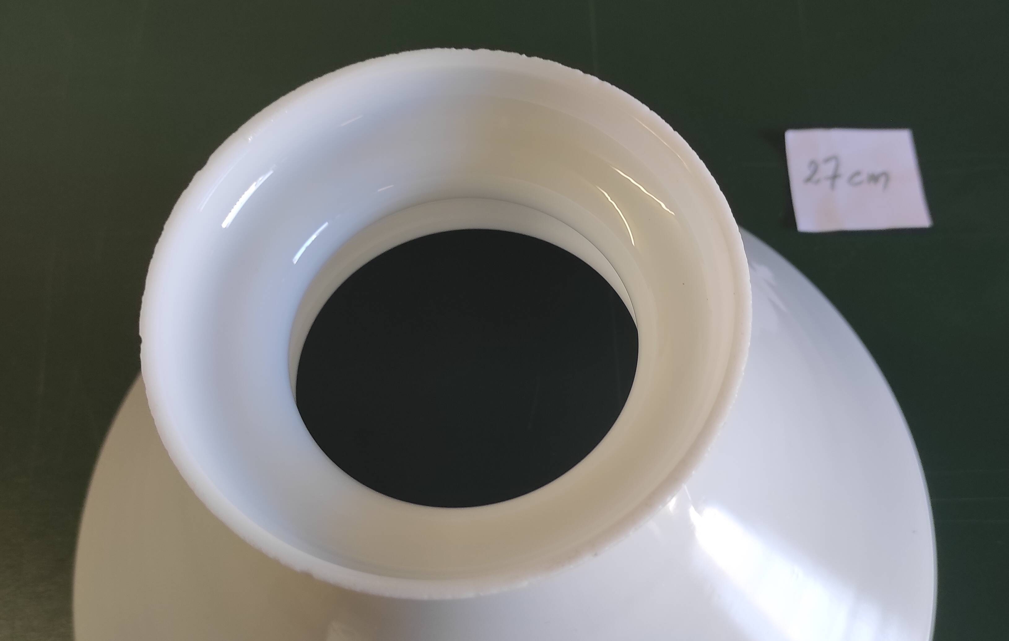 Set of 3 opaline lampshades - early 20th century