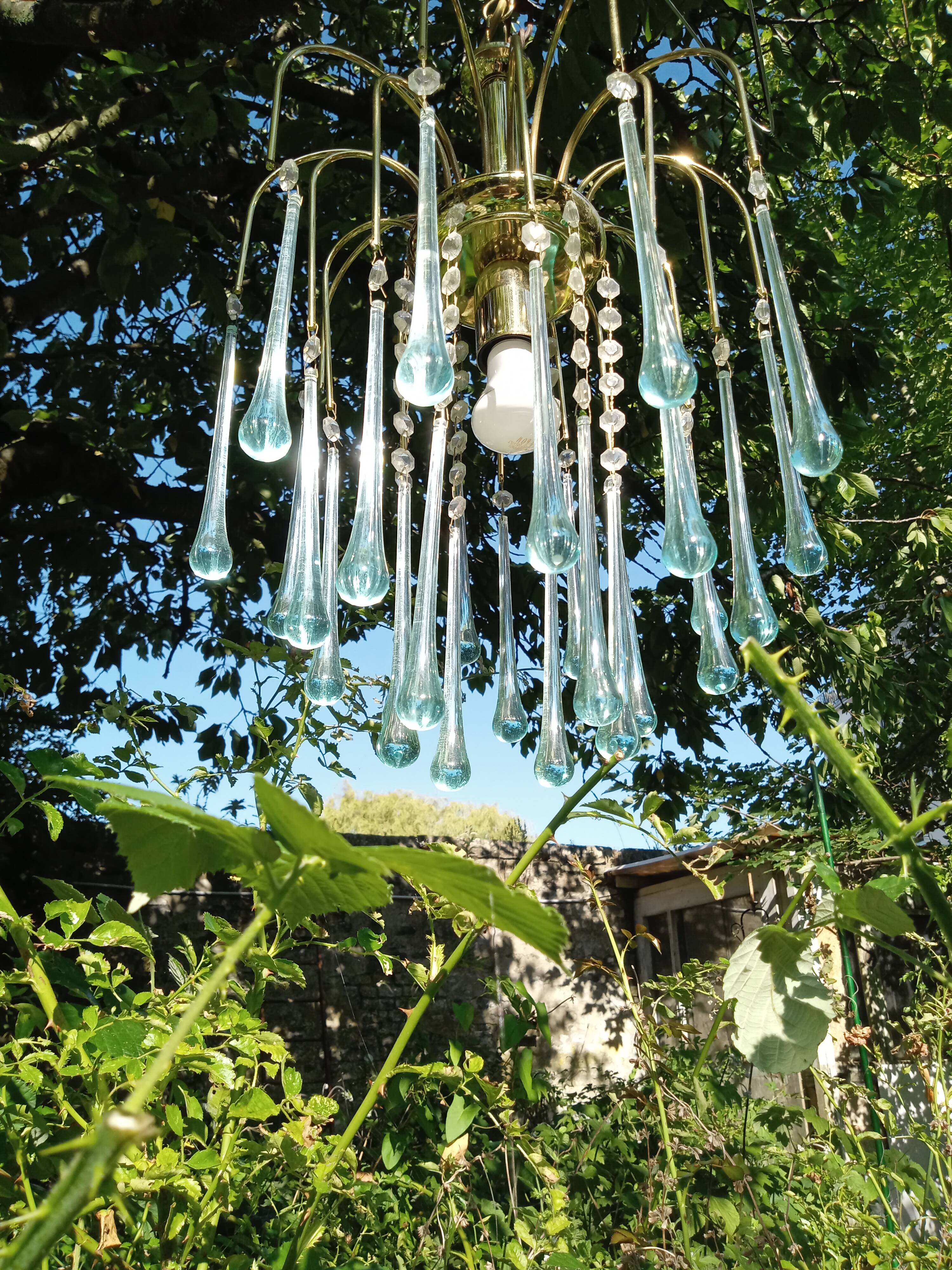Lustre en Forme de Lärmes Murano Italie