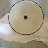 Lamp enamelled plate