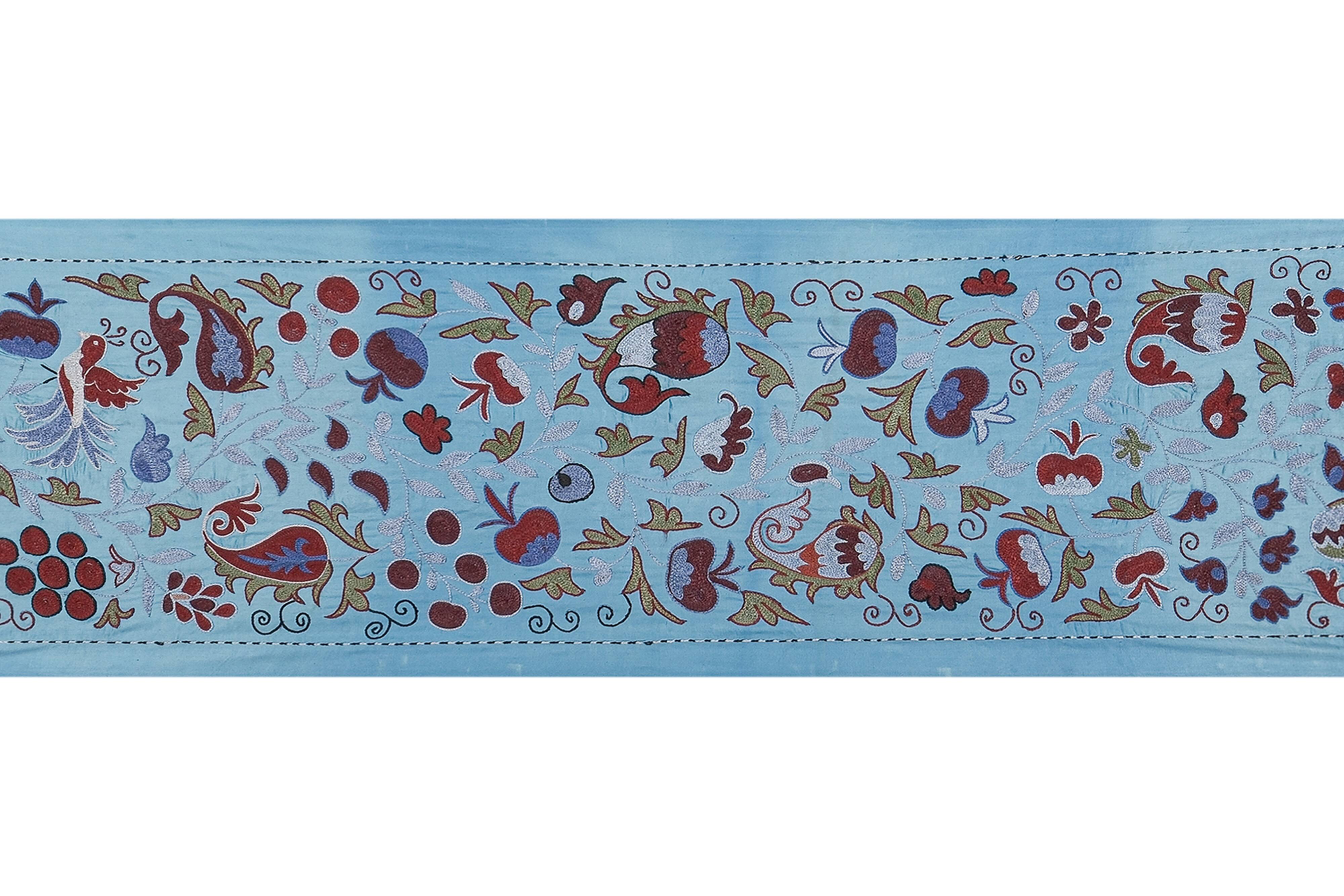 Hand knotted rug, vintage Turkish rug 53x190 cm
